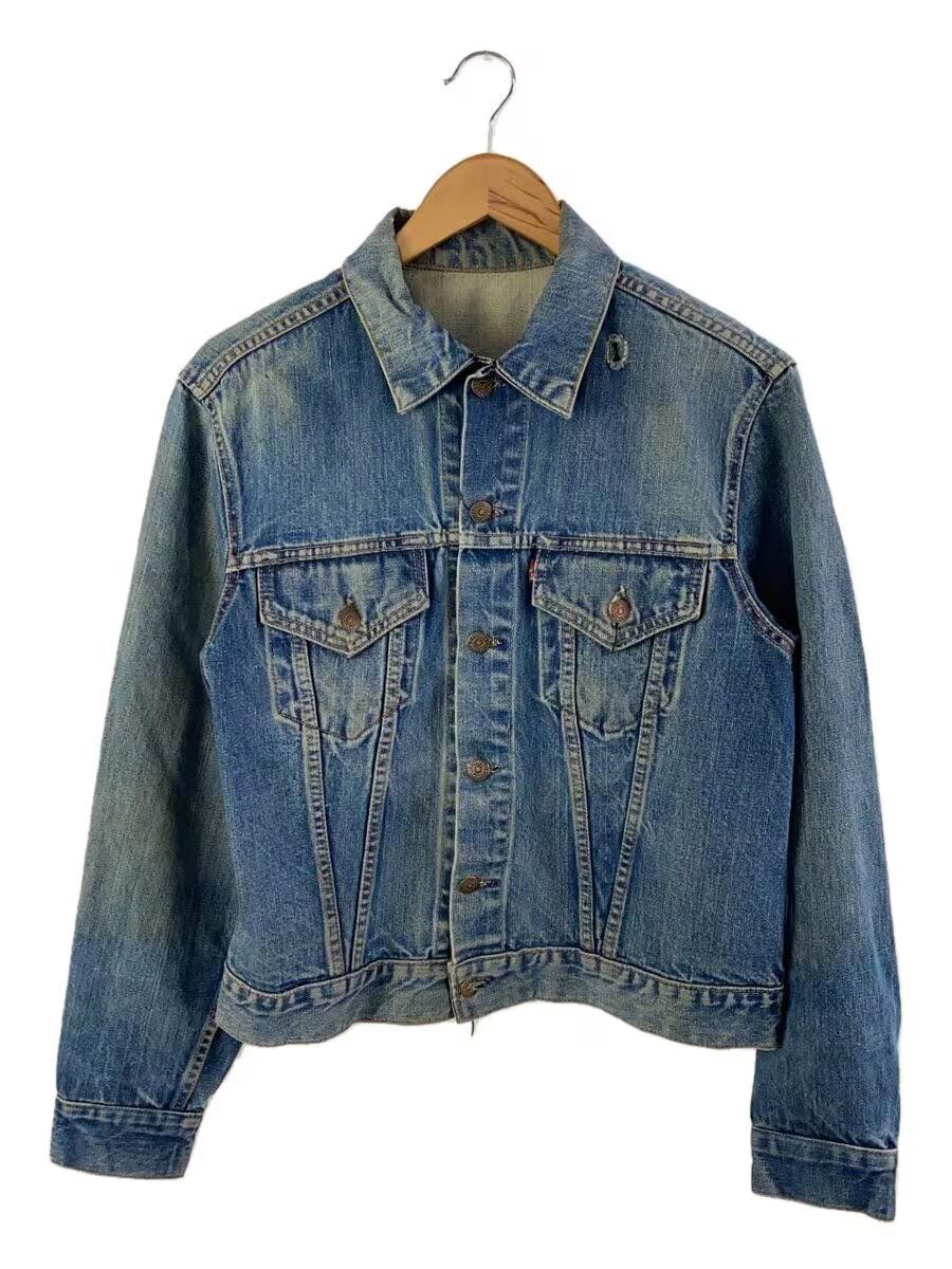 Levis 3rd Denim Jacket 60s Big E 70505 Indigo Button Lining O Men Good Condition