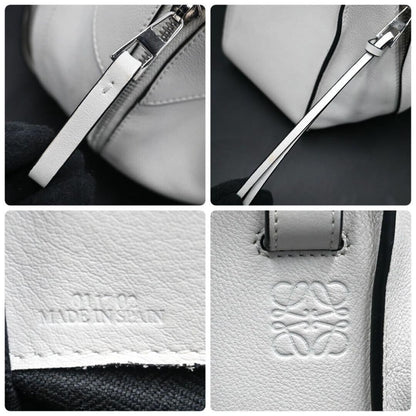 Loewe Hammock Small White Handbag Shoulder 2way Anagram Logo Women Excellent