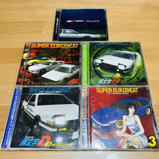 Initial D Super Eurobeat 5-Piece Set