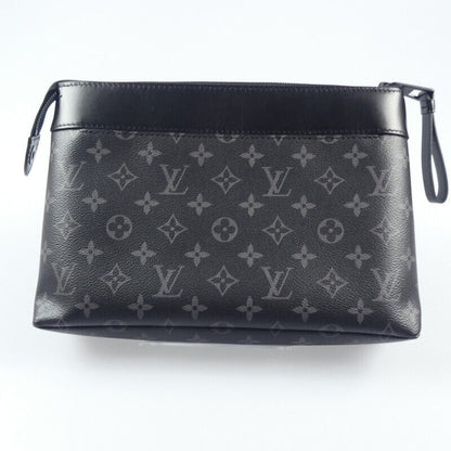 Louis Vuitton M82543 Rfid Monogram Eclipse Pochette Voyage Souple Clutch Black