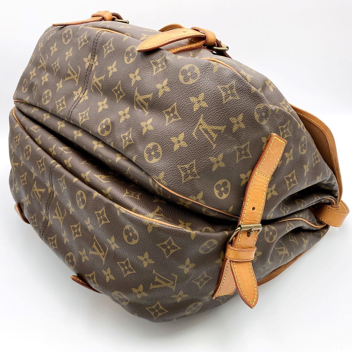 Louis Vuitton Monogram Saumur 43 Out Of Print M42252 Shoulder Bag Br