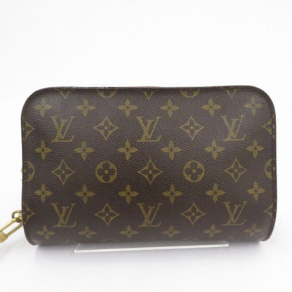 Louis Vuitton M51790 Monogram Canvas Orsay Clutch Bag Brown