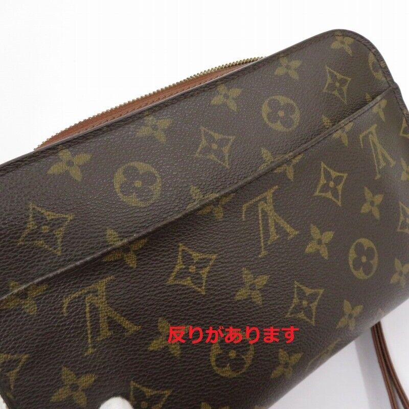 Louis Vuitton M51790 Monogram Canvas Orsay Clutch Bag Brown