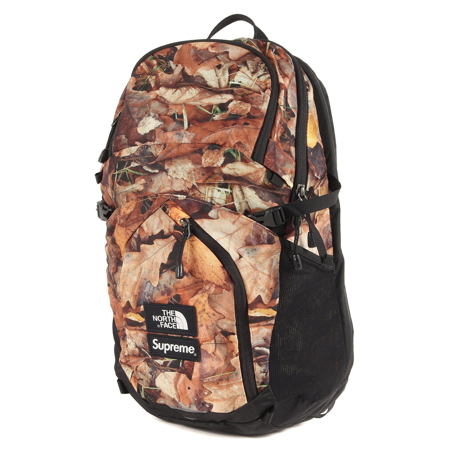 Supreme 16AW The North Face Leaf Pattern Pocono Backpack Multicolor Leaves