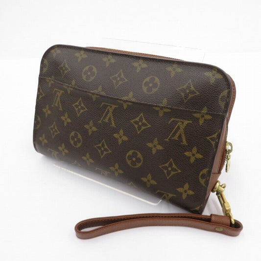 Louis Vuitton M51790 Monogram Canvas Orsay Clutch Bag Brown