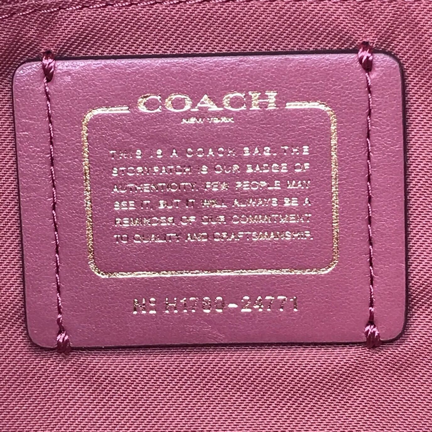 Coach Turnlock Hobo/2Way Bag/Handbag/Shoulder Bag/24771 Pink F122