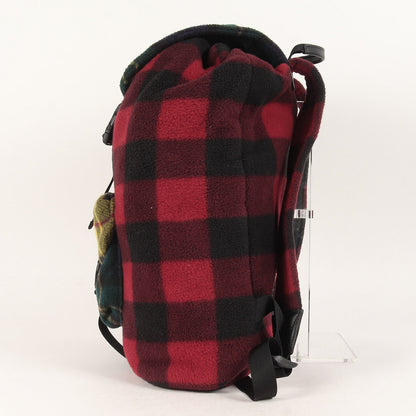 Palace Backpack 18AW Polo Ralph Lauren Collaboration Checked Fleece Multicolor