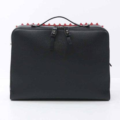 Christian Louboutin 2way Messenger Bag Shoulder Black Red Good Condition