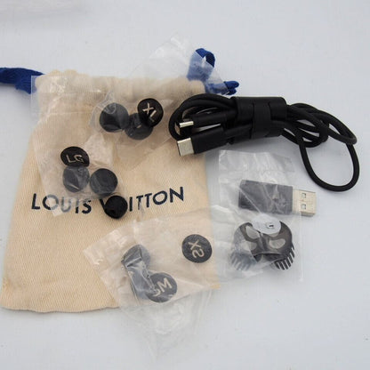 Louis Vuitton Wireless Earphones Horizon QAB040 Black Confirmed Operation