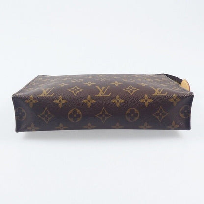 Louis Vuitton Monogram Pochette Toilette 26 Clutch Bag M47542 Brown