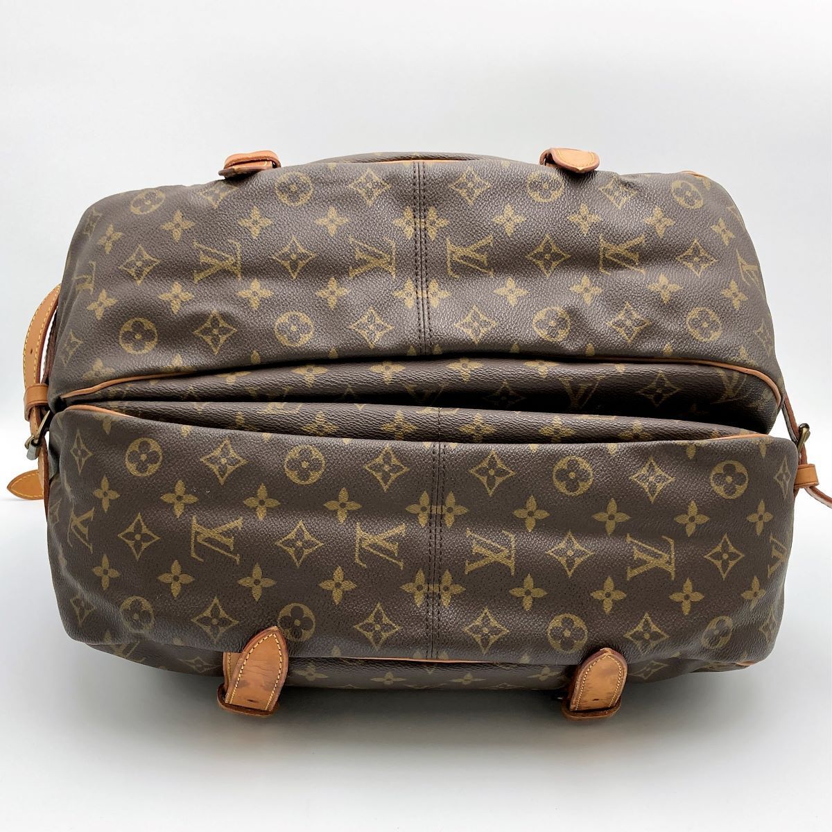 Louis Vuitton Monogram Saumur 43 Out Of Print M42252 Shoulder Bag Br