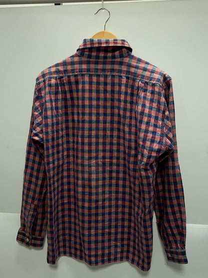 Mister Freedom Long Sleeve Shirt Cotton Hemp Checked Pattern Men Size L