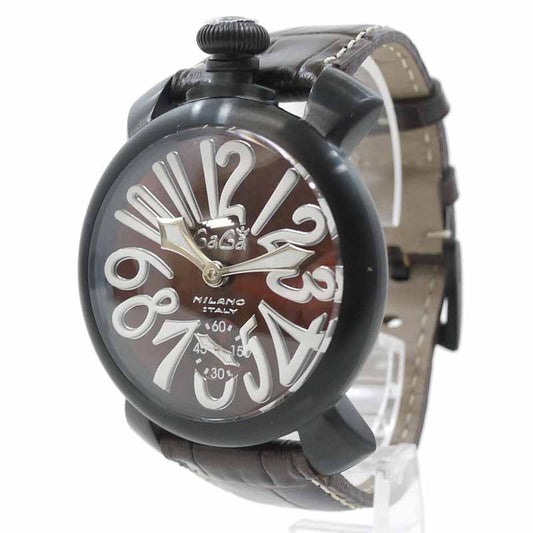 Gaga Milano Manuale 48Mm 5012.04S Watch Brown F131