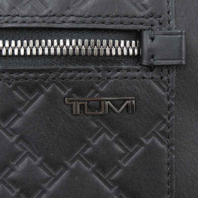 Tumi Ticon Leather Messenger Bag Black Good Condition