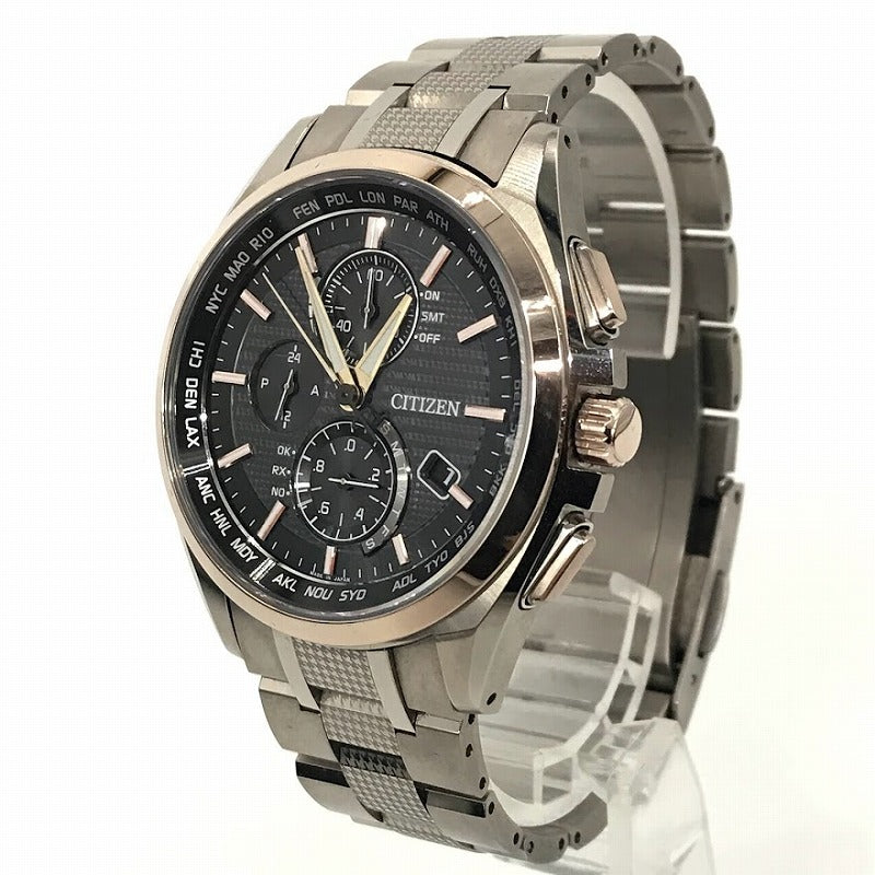 Citizen Attesa/H804-T0206966/At8047-58E/Eco Drive/Radio Watch F131