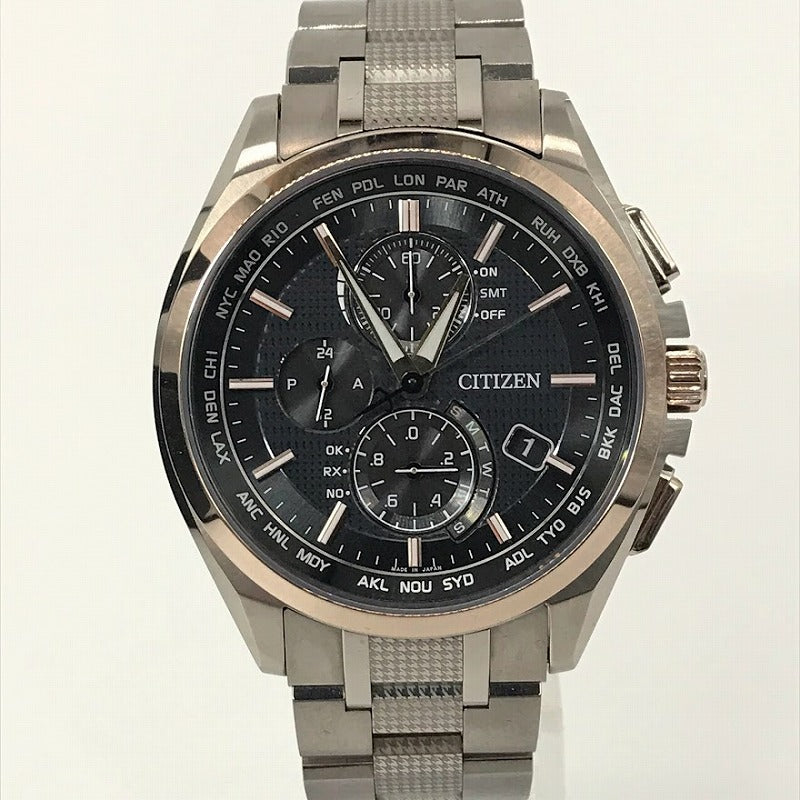 Citizen Attesa/H804-T0206966/At8047-58E/Eco Drive/Radio Watch F131