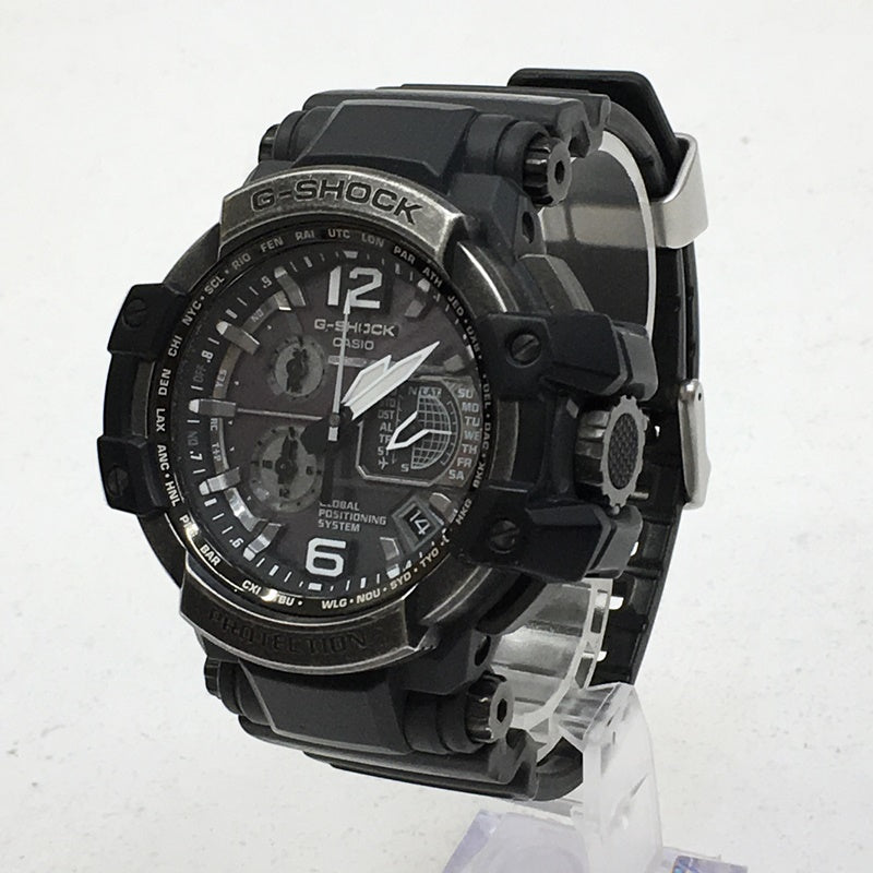 G-Shock Gravitymaster Gpw-1000V Watch Analog Radio Solar Resin Belt Color Gray