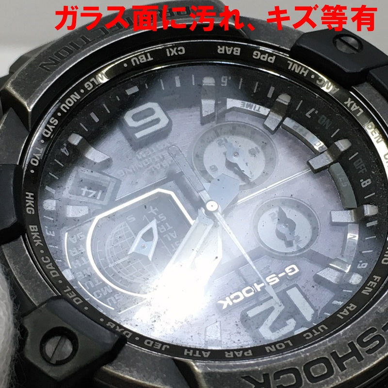 G-Shock Gravitymaster Gpw-1000V Watch Analog Radio Solar Resin Belt Color Gray