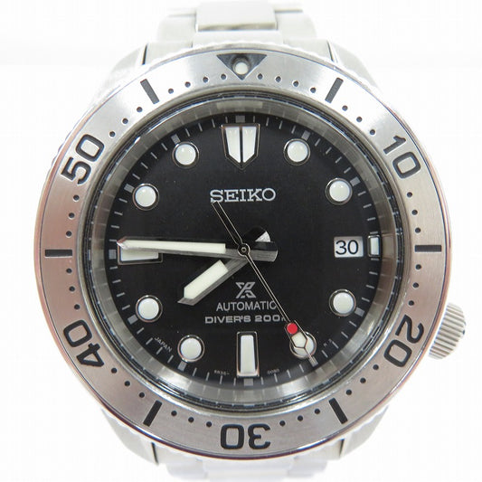 Seiko Prospex Diver Scuba Sbdc125 Analog Watch Silver Belt