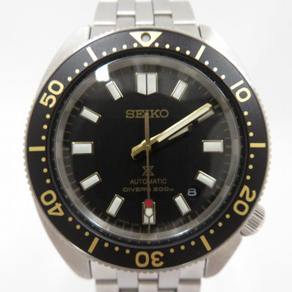 Seiko Prospex Mechanical Divers Sbdc173 Analog Automatic Watch Black Dial Silver