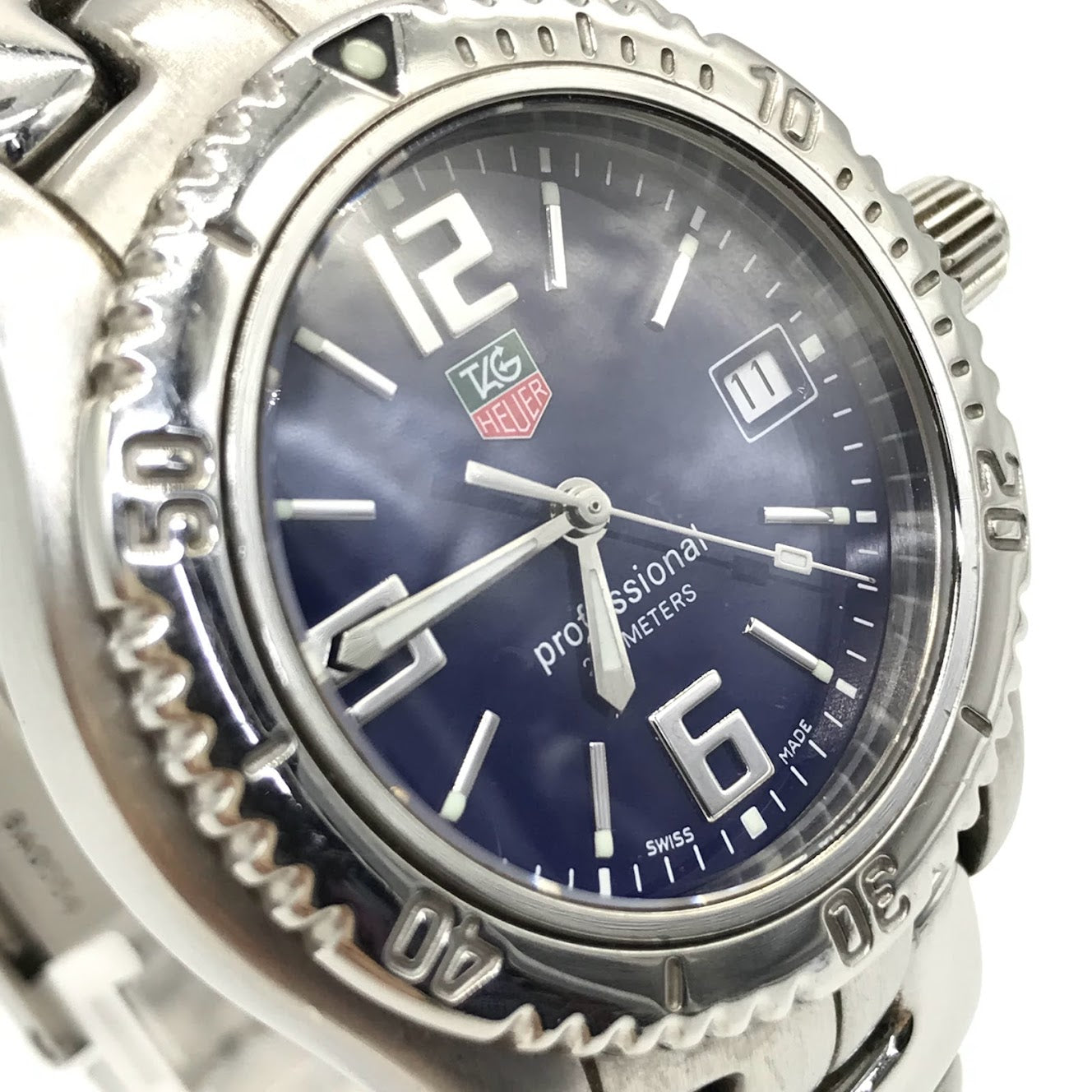 Tag Heuer Link Date/Analog Quartz/Watch/Wt1213 Silver F132