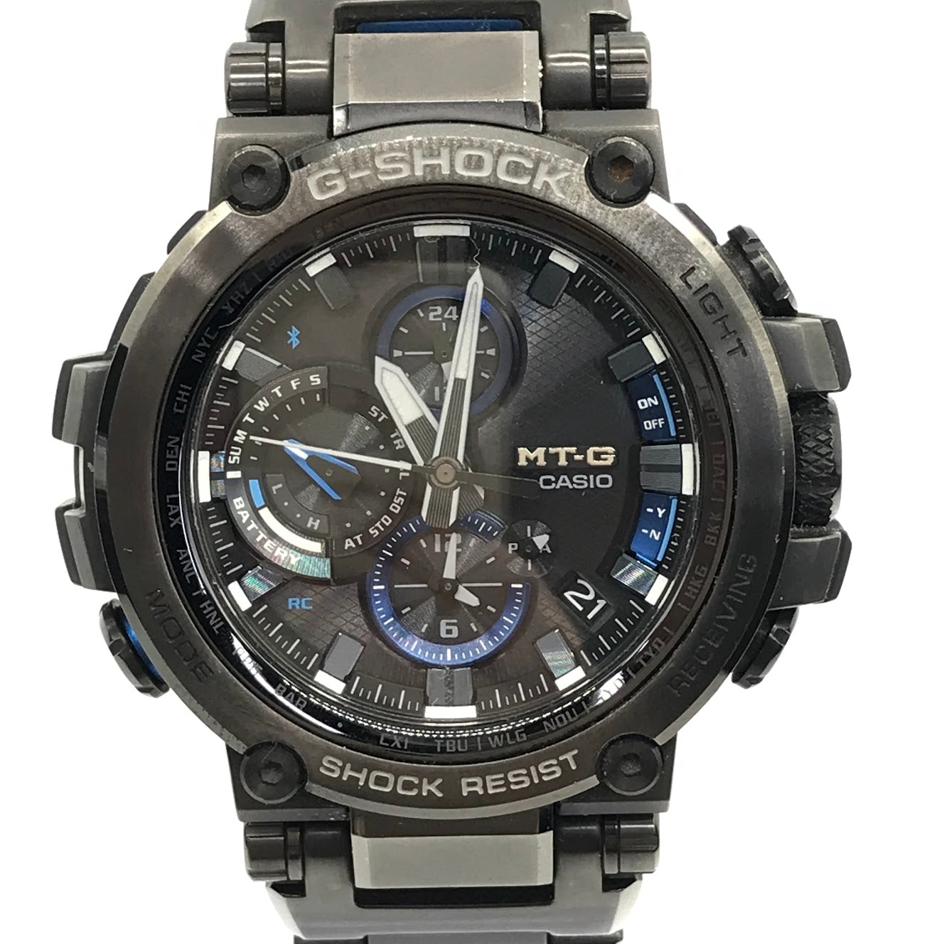 G-Shock Bluetooth Equipped/Mt-G/Analog Radio Solar/Watch/Mtg-B1000Bd-1Ajf Black