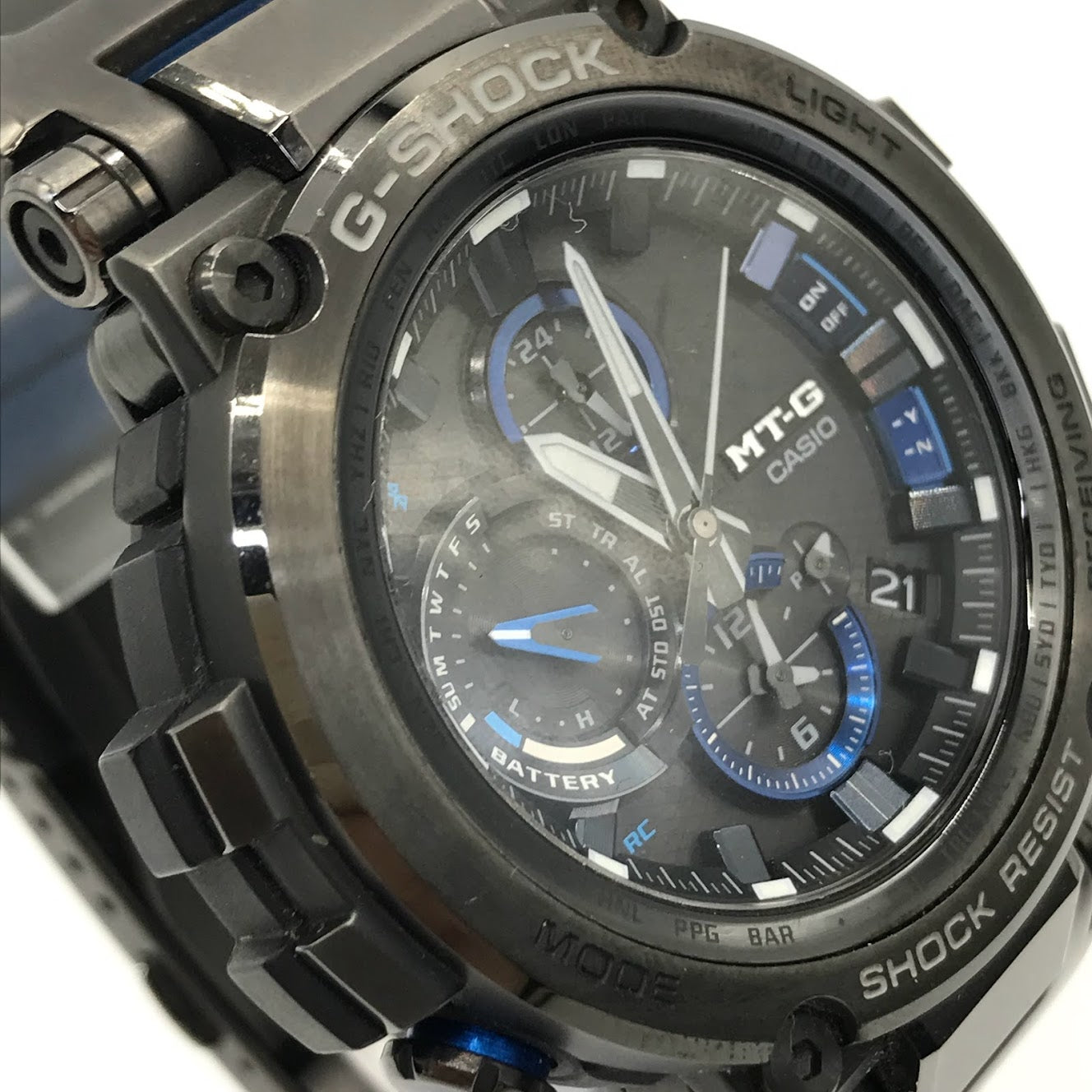 G-Shock Bluetooth Equipped/Mt-G/Analog Radio Solar/Watch/Mtg-B1000Bd-1Ajf Black