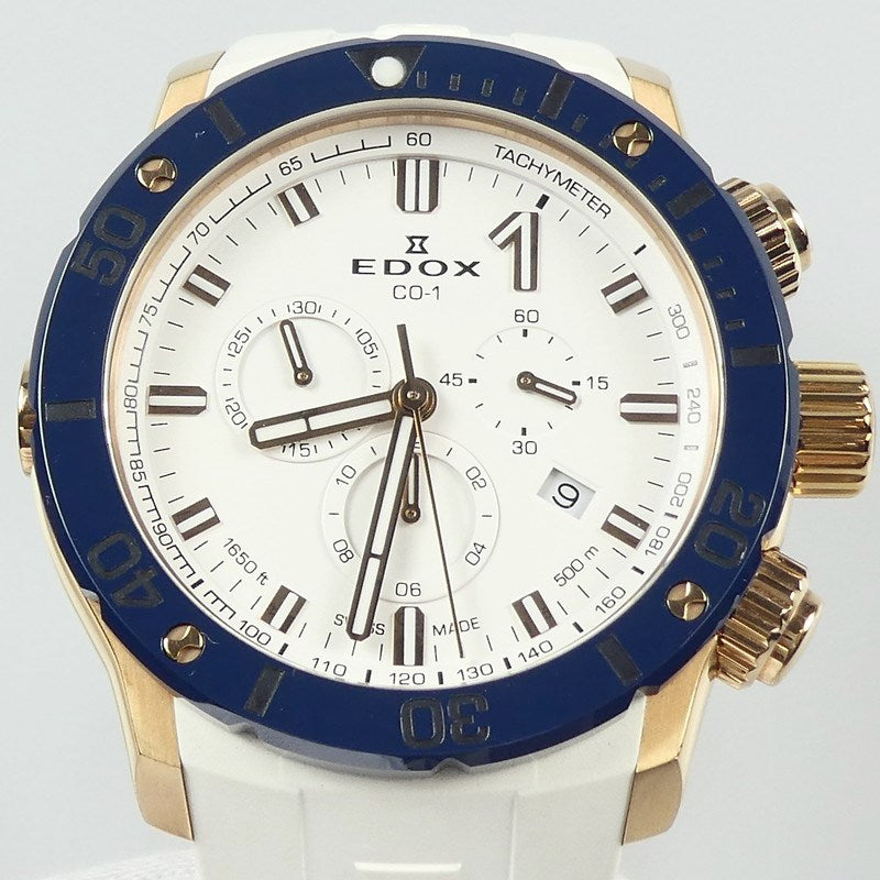 Edox 10221-37Rbu75-Bir7 Chrono Offshore 1 Chronograph Special Edition Analog Qua