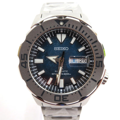 Seiko Prospex Diver Scuba Monster Penguin Sbdy115 Analog Automatic Watch Blue Gr