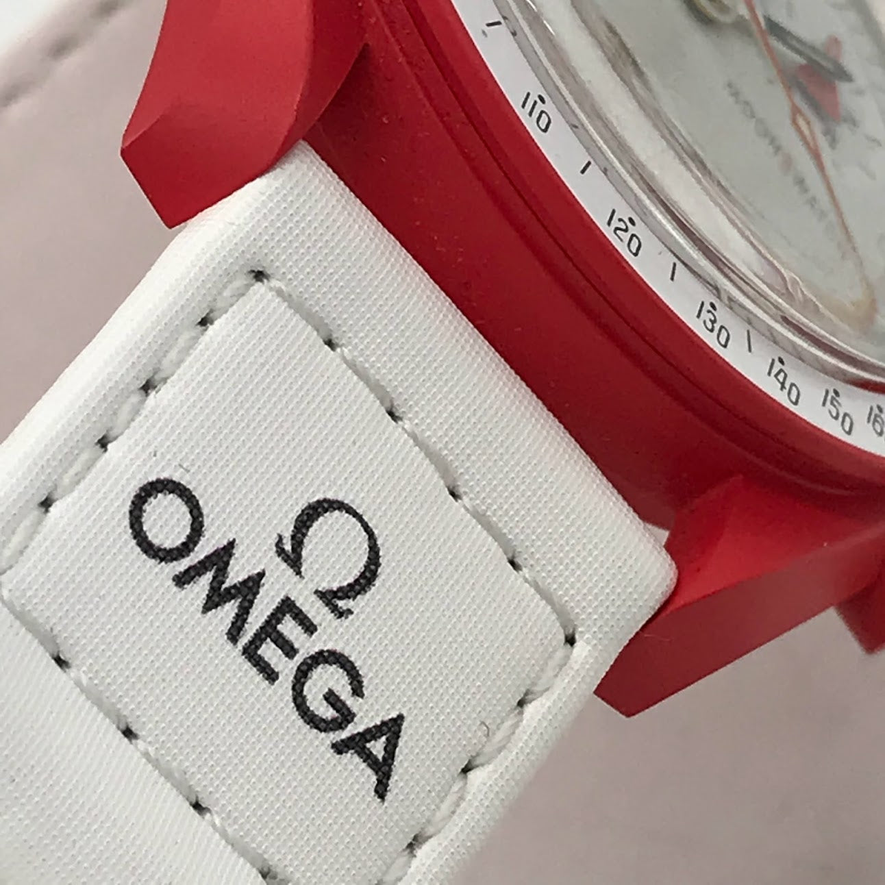 Omega Swatch Collaboration/Bioceramic Moonswatch Mission To Mars/Analog Quartz W