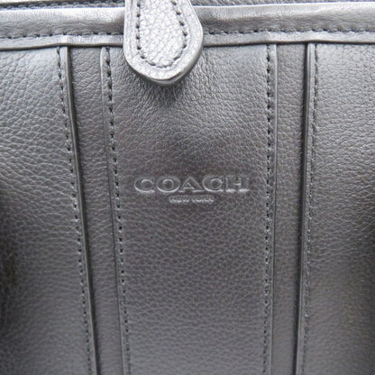 Coach Business Bag Briefcase Black F72309 Zipper Closure Good Condition