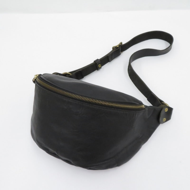 Slow Waist Body Bag Black Zipper Closure Good Condition