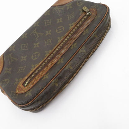 Louis Vuitton M51825 Monogram Perfo Marly Dragonne GM Clutch Bag Brown