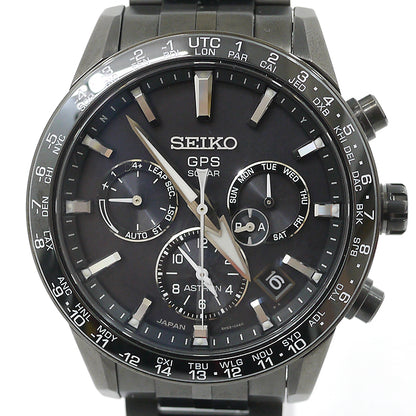 Seiko Astron Watch Analog Solar Sbxc037 Dial Black Belt F131