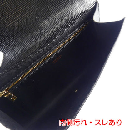 Louis Vuitton Epi Art Deco M25642 Clutch Bag Black