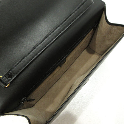 Dunhill Oxford Dial Lock Clutch Bag LG9290A Black Good Condition