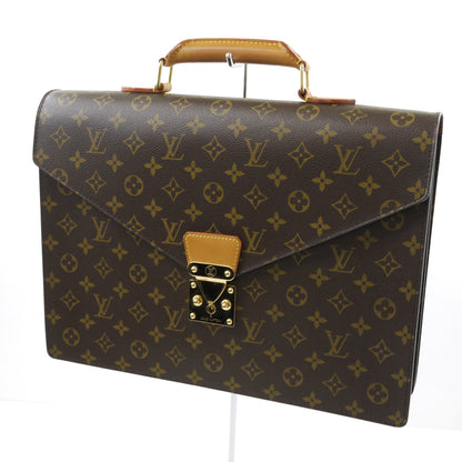 Louis Vuitton Monogram Serviette Conseiller Briefcase Business Bag M53331 Brown