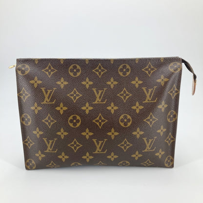 Louis Vuitton M47542 Monogram Posh Toilette 26 Clutch Bag Brown