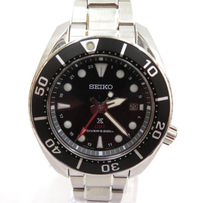 Seiko Prospex Diver Scuba Analog Solar Watch Sbpk003 Black Dial Silver Belt F131