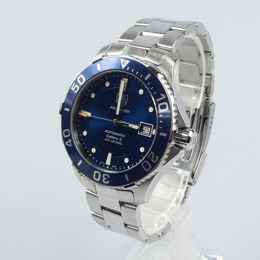 Tag Heuer Wan2111 Aquaracer Automatic Caliber 5 Analog Winding Daily Difference