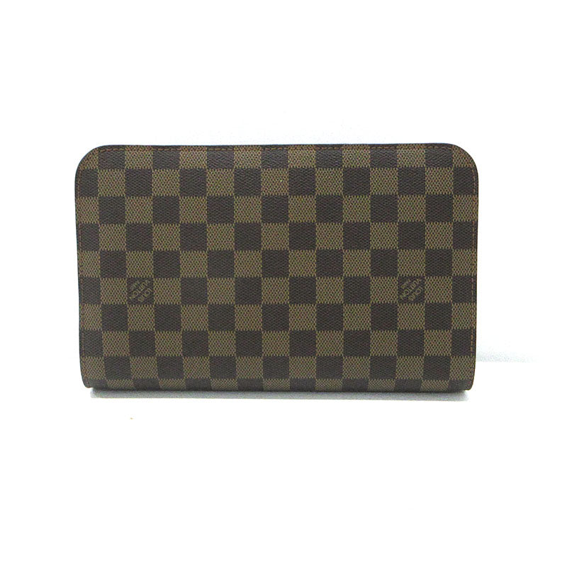 Louis Vuitton Damier Saint Louis Clutch Bag N51993 Brown Excellent Condition