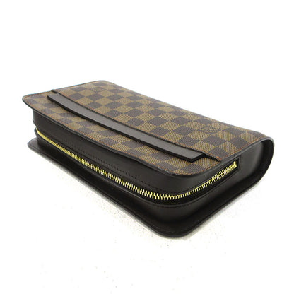 Louis Vuitton Damier Saint Louis Clutch Bag N51993 Brown Excellent Condition