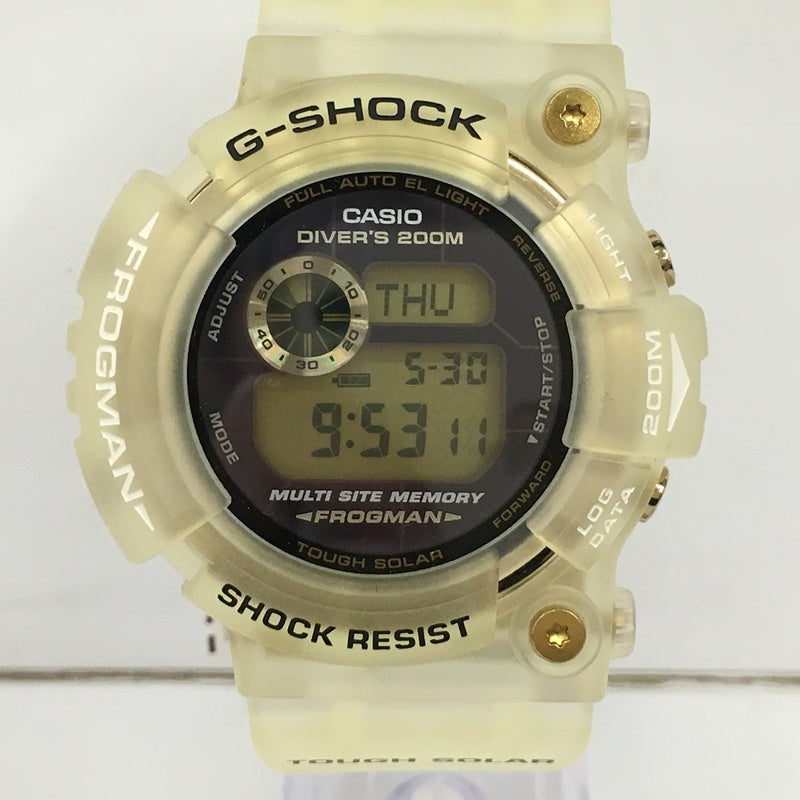 G-Shock Watch Size - Color Clear Digital Quartz Gw-225E-7 Frogman 25Th Anniversa