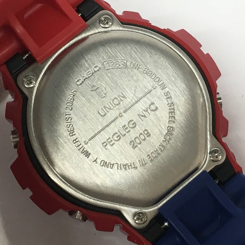 G-Shock Watch Size - Color Red Digital Quartz Dw-6900Un Union Pegleg Nyc F131