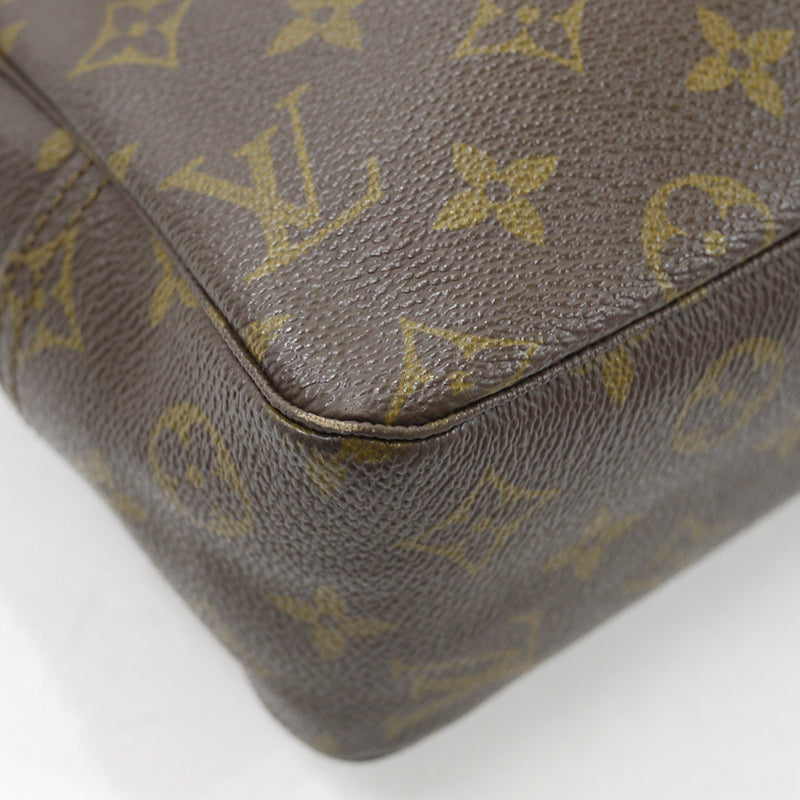 Louis Vuitton Monogram True Toilet 28 Clutch Bag M47522 Brown