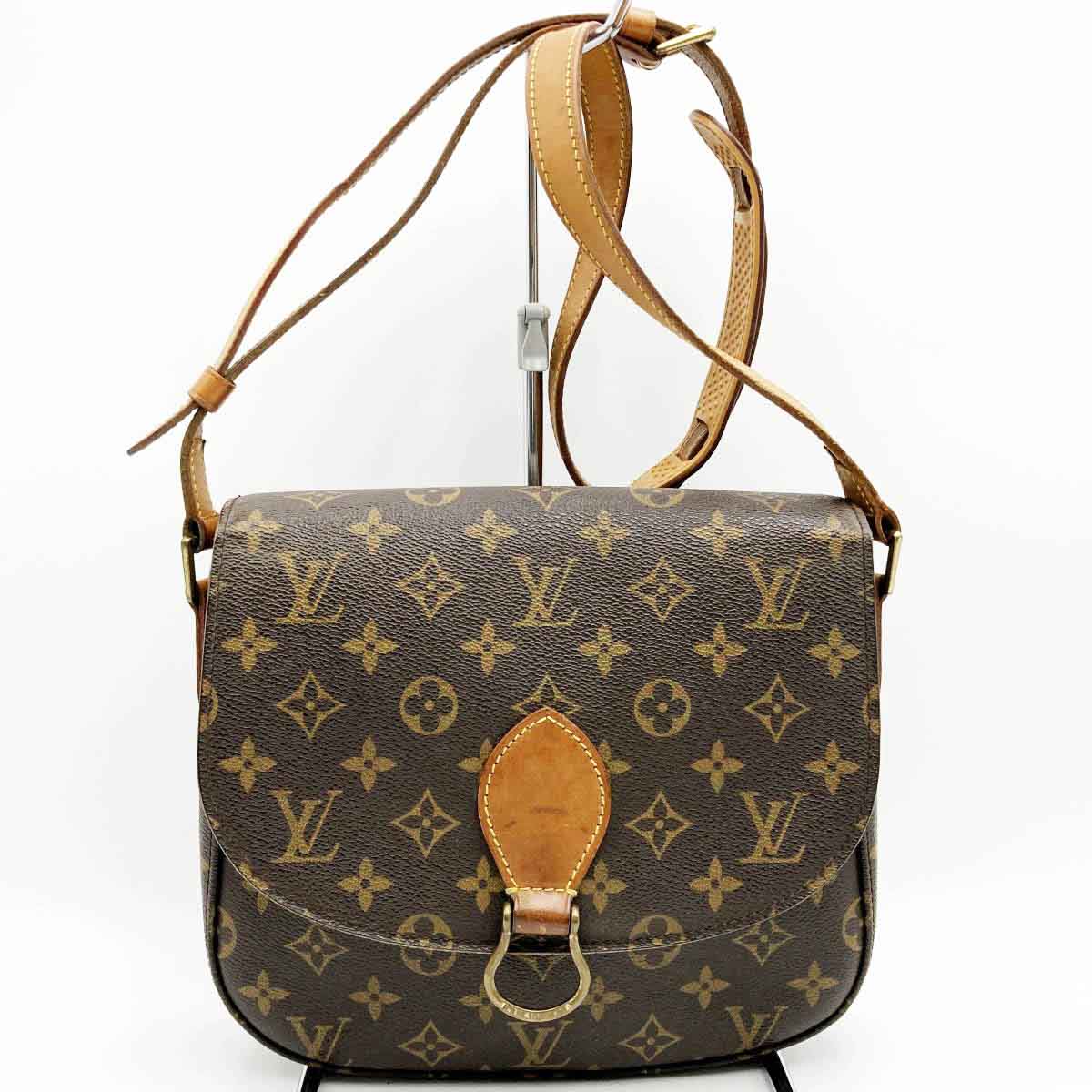 Louis Vuitton Saint-Cloud Gm Monogram Shoulder Bag Crossbody Brown