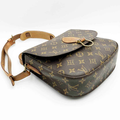 Louis Vuitton Saint-Cloud Gm Monogram Shoulder Bag Crossbody Brown