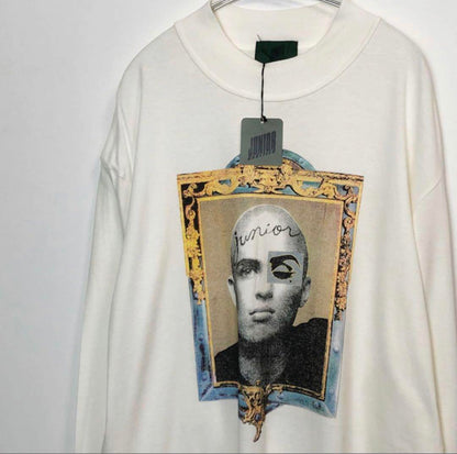 Jean Paul Gaultier Rare Long Sleeve 90s T shirt White Men Size XL