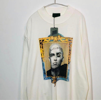 Jean Paul Gaultier Rare Long Sleeve 90s T shirt White Men Size XL