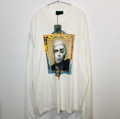 Jean Paul Gaultier Rare Long Sleeve 90s T shirt White Men Size XL